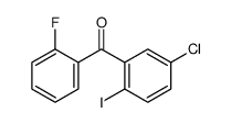 (5-chloro-2-iodophenyl)-(2-fluorophenyl)methanone结构式