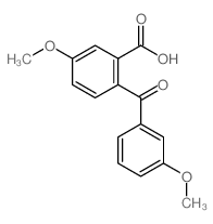 5-methoxy-2-(3-methoxybenzoyl)benzoic acid结构式