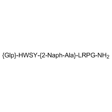 (D-2-Nal6)-LHRH acetate salt Structure