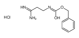 1-AMINO-3-([(BENZYLOXY)CARBONYL]AMINO)PROPAN-1-IMINIUM CHLORIDE结构式