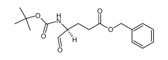 Boc-L-Glu(OBzl)-al结构式