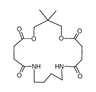3,3-dimethyl-1,5-dioxa-10,13-diaza-6,9,16,19-cyclononadecanetetrone Structure