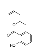 2-羟基苯甲酸-1,3-二甲基-3-丁烯酯结构式