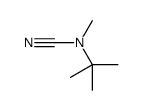 tert-butyl(methyl)cyanamide Structure