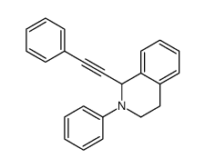 2-phenyl-1-(2-phenylethynyl)-3,4-dihydro-1H-isoquinoline Structure