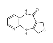 5,7,9,10-Tetrahydro-6H-pyrido(3,2-b)thieno(3,4-e)(1,4)diazepin-6-one Structure