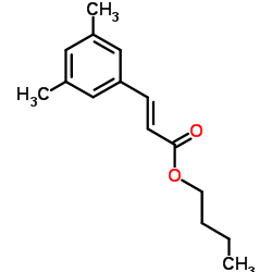 Butyl (2E)-3-(3,5-dimethylphenyl)acrylate Structure