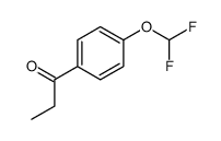 1-[4-(difluoromethoxy)phenyl]propan-1-one Structure