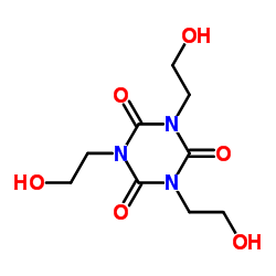 1,3,5-Tris(2-hydroxyethyl)cyanuric acid Structure