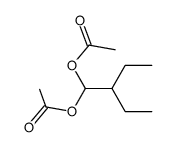 1,1-diacetoxy-2-ethyl-butane结构式