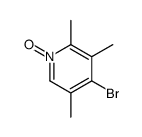 4-溴-2,3,5-三甲基吡啶1-氧化物结构式