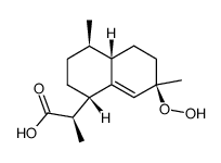 4α-hydroperoxy-amorph-5-en-12-oic acid Structure