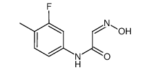 N-(3-fluoro-4-methyl-phenyl)-2-hydroxyimino-acetamide结构式