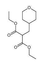 tetrahydropyran-4-ylmethyl-malonic acid diethyl ester Structure