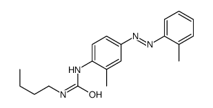 1-butyl-3-[2-methyl-4-[(2-methylphenyl)diazenyl]phenyl]urea Structure