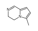 Pyrrolo[1,2-a]pyrazine, 3,4-dihydro-6-methyl- (9CI)结构式
