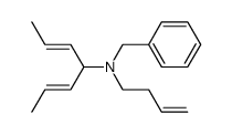 (2E,5E)-N-benzyl-N-(but-3-en-1-yl)hepta-2,5-dien-4-amine Structure