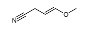 (E,Z)-4-methoxy-3-butenonitrile Structure