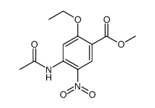4-(Acetylamino)-2-ethoxy-5-nitrobenzoic Acid Methyl Ester Structure