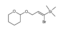 Tetrahydropyranyl Ether of (Z)-3-Bromo-3-(trimethylsilyl)-2-propen-1-ol Structure