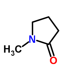 N-甲基吡咯烷酮(NMP)结构式