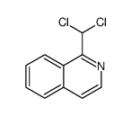 1-(dichloromethyl)isoquinoline结构式