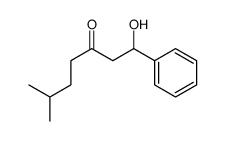 1-hydroxy-6-methyl-1-phenylheptan-3-one Structure