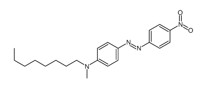 N-methyl-4-[(4-nitrophenyl)diazenyl]-N-octylaniline Structure