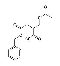 benzyl 3-(acetylsulfanylmethyl)-4-chloro-4-oxobutanoate Structure
