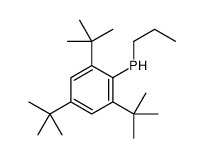 propyl-(2,4,6-tritert-butylphenyl)phosphane结构式
