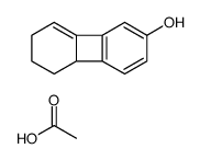acetic acid,4b,5,6,7-tetrahydrobiphenylen-2-ol Structure