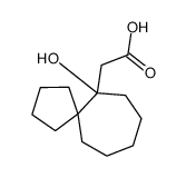 2-(11-hydroxyspiro[4.6]undecan-11-yl)acetic acid结构式