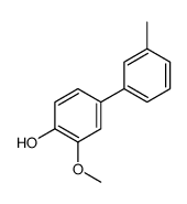 2-methoxy-4-(3-methylphenyl)phenol Structure