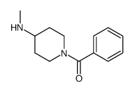[4-(methylamino)piperidin-1-yl]-phenylmethanone结构式