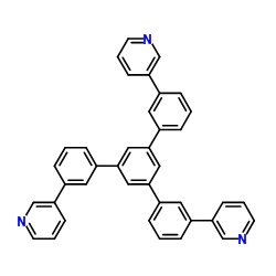 1,3,5-三[(3-吡啶基)-苯-3-基]苯结构式