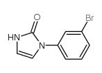 3-(3-bromophenyl)-1H-imidazol-2-one结构式
