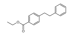 Benzoic acid, 4-(2-phenylethyl)-, ethyl ester结构式