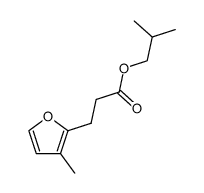 3-(3-Methyl-2-furyl)propansaeure-isobutylester Structure
