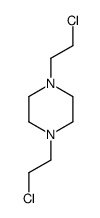 1,4-二(2-氯乙基)哌嗪结构式