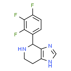 4-(2,3,4-Trifluorophenyl)-4,5,6,7-tetrahydro-3H-imidazo[4,5-c]pyridine结构式