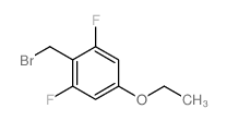 2-(溴甲基)-5-乙氧基-1,3-二氟苯结构式