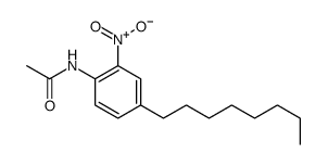 N-(2-nitro-4-octylphenyl)acetamide结构式