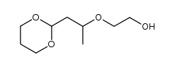 2-[2-(2-hydroxyethoxy)-propyl]-1,3-dioxane Structure