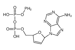 Diadenosine pentaphosphate pentaammonium Structure