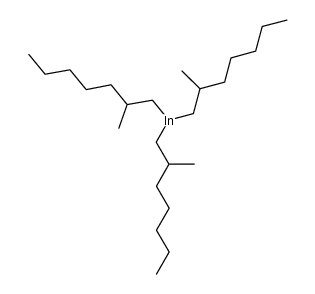 tris(2-methylheptyl)indium结构式