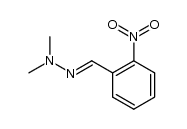2-Nitrobenzaldehyde N,N-dimethylhydrazone Structure