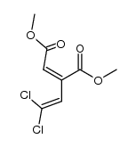 dimethyl 2-(2,2-dichlorovinyl)but-2-enedioate结构式