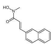 N-hydroxy-N-methyl-3-naphthalen-2-ylprop-2-enamide Structure