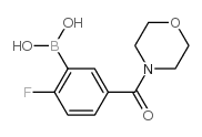 (2-氟-5-(吗啉-4-羰基)苯基)硼酸图片