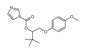 [1-(4-methoxyphenoxy)-3,3-dimethylbutan-2-yl] imidazole-1-carboxylate结构式